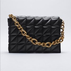 Zara- Quilted Chain Shoulder Strap Purse
